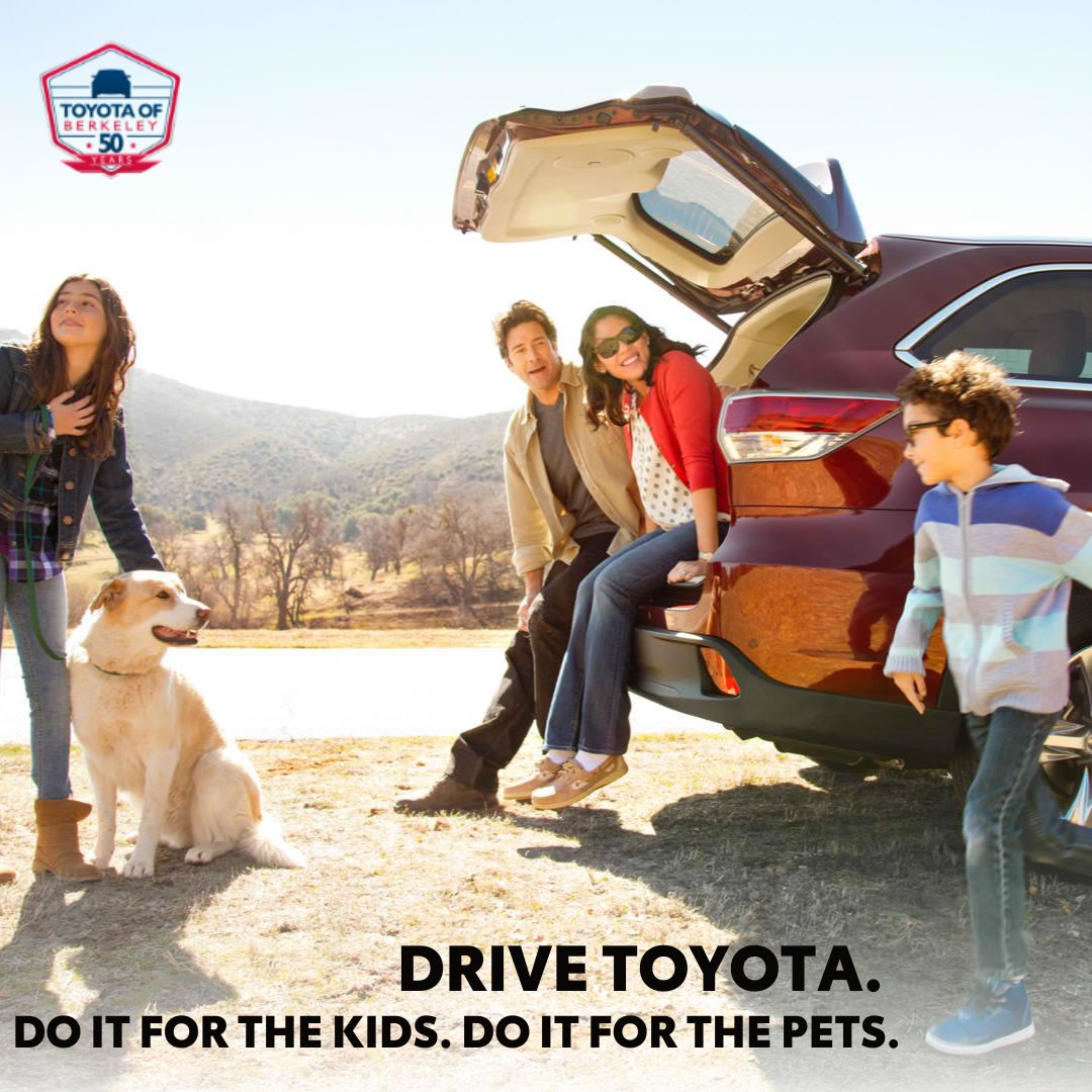 ✨💨 Toyota - where every giggle and tail wag matters! Honoring #KidsAndPetsDay.

🔗 rpb.li/6yKim

#ToyotaOfBerkeley #Toyota #FamilyFriendlyVehicles #NewVehicles #NationalKidsAndPetsDay #ToyotaForKids #ToyotaForDogs #BerkeleyCA #CA #Berkeley