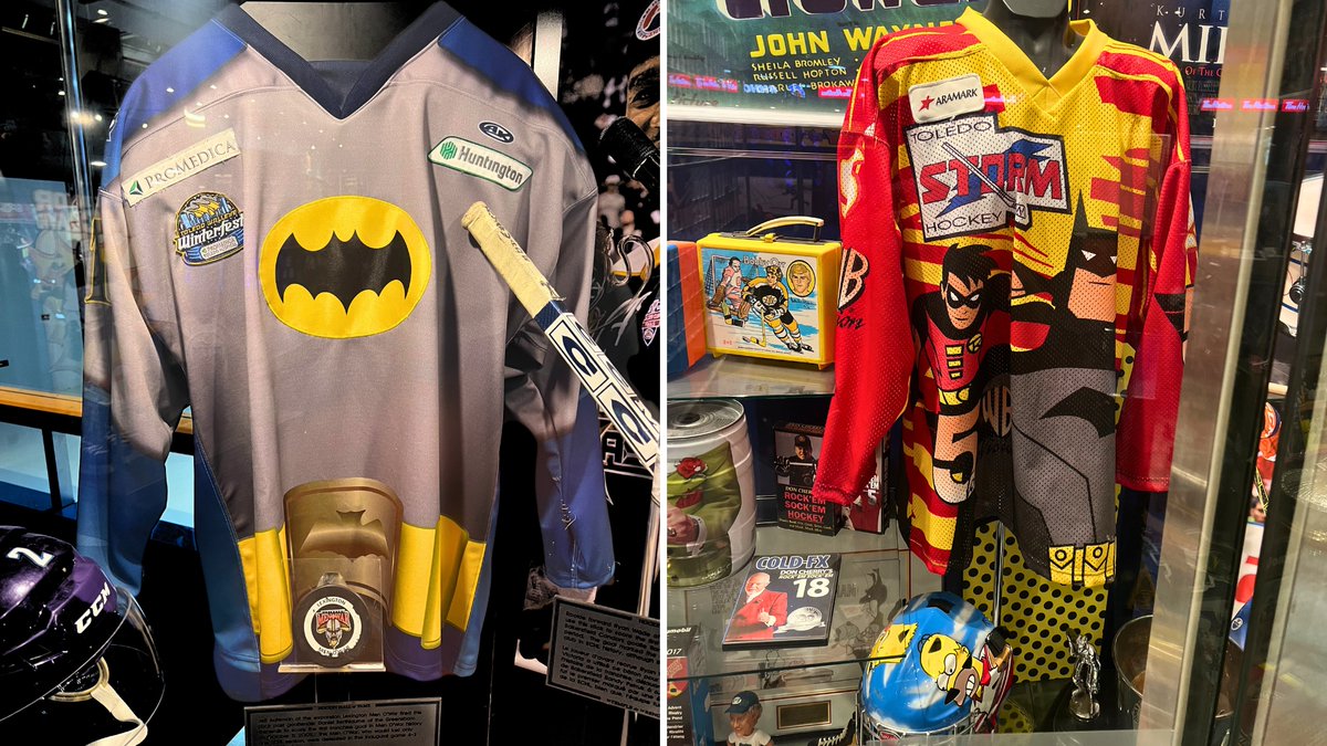 It's a bird! It's a plane! It's.. Superheros in hockey? 😎 Celebrate Superhero Day at the Hall by exploring our unique collection. Plan your visit 👉 bit.ly/VisitHHOF