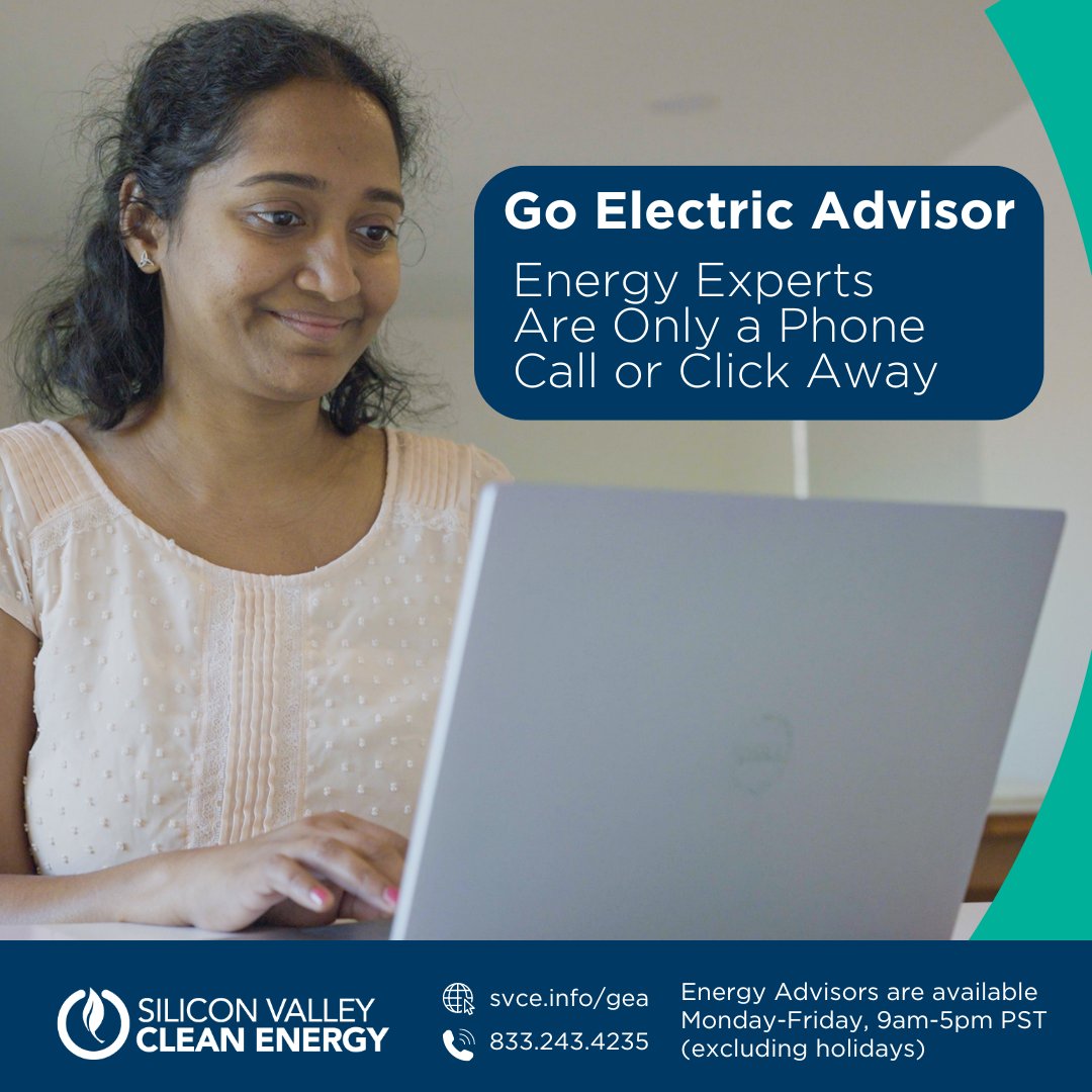 ⚡ Ready to go electric? We're excited to announce the launch of our Go Electric Advisor, a FREE live service w/ energy experts ready to help you explore EVs, electric home appliances, solar & battery storage systems & more Visit svce.info/gea to connect with an expert!