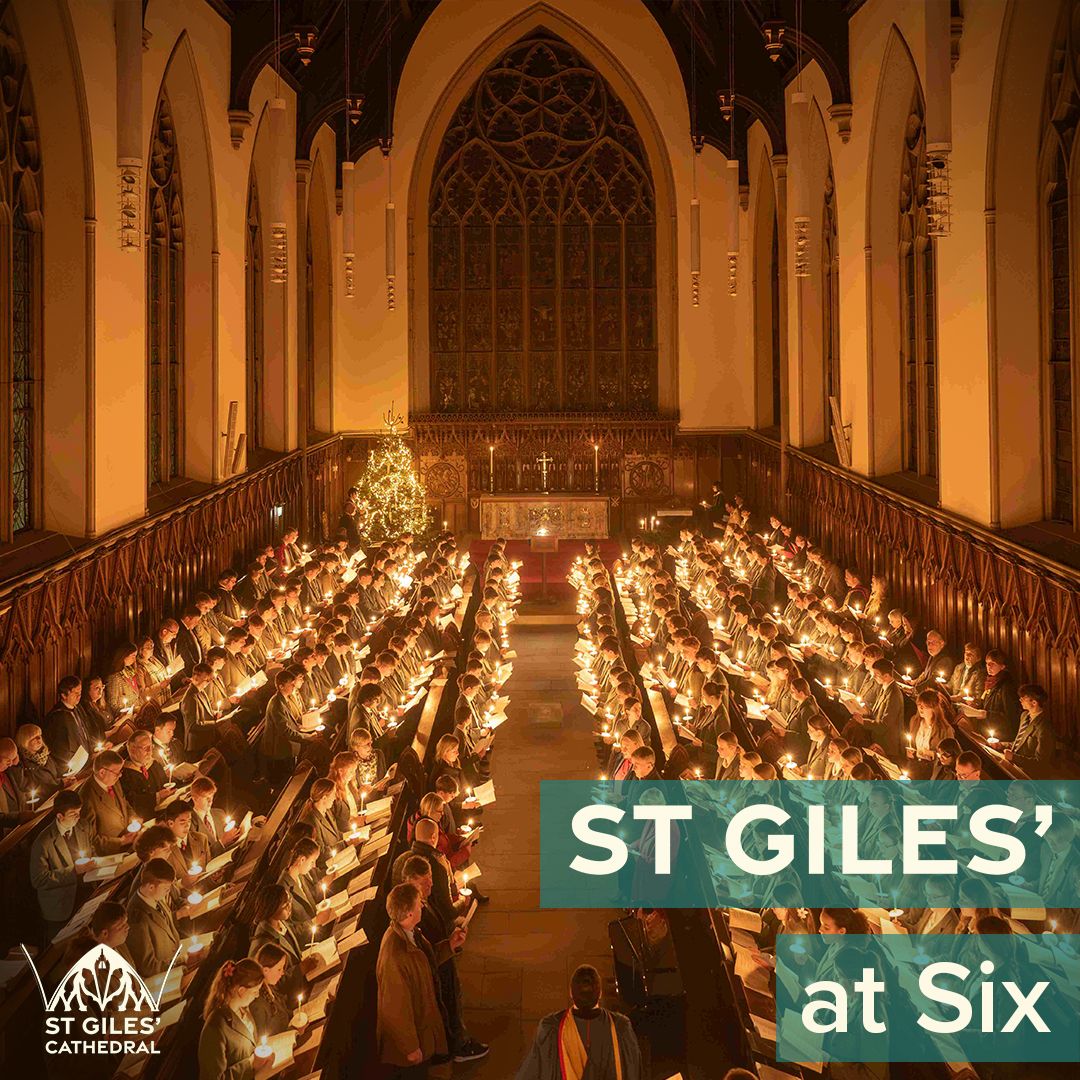 Join us this week for St Giles' at Six, where the Glenalmond College Chapel Choir will perform a programme of sacred choral music featuring works by J.S. Bach, Stanford, Dyson, S.S. Wesley & others. Entry is free, with an optional donation. To book, go to buff.ly/3xLVdf5