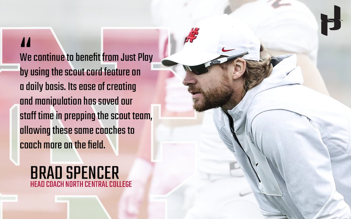 🗣️ @CoachSpence_NCC @football_ncc x #TeamJustPlay