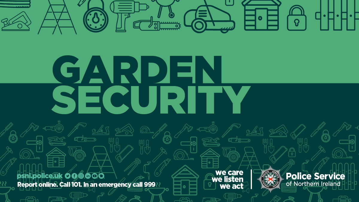 With Summer approaching you don’t want to be losing your garden furniture or equipment to opportunistic individuals. For our webpage with advice on preventing this use the link below. orlo.uk/3DIKO #WeCareWeListenWeAct