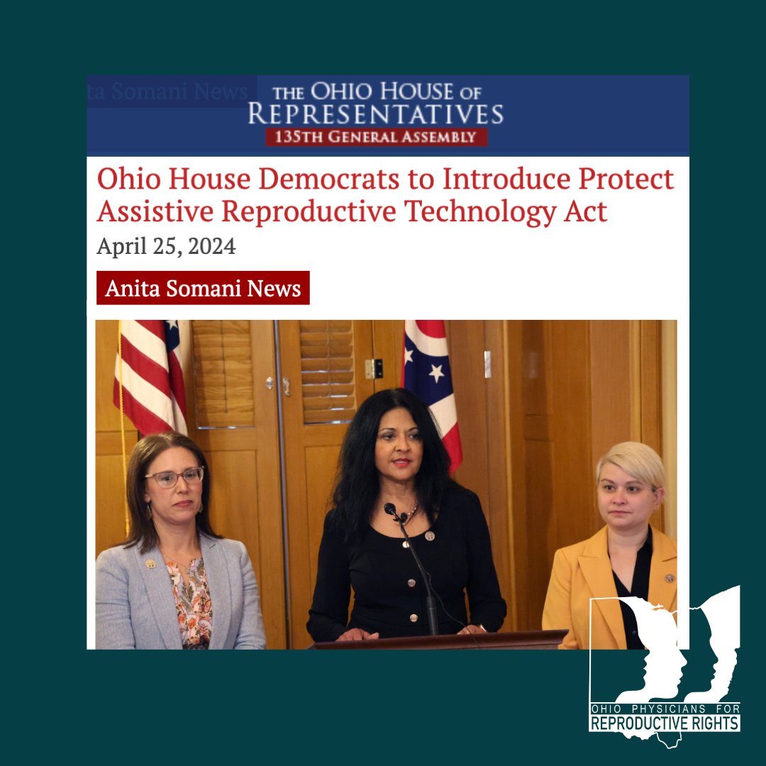 HB 502, the Protect Assistive Reproductive Technology (ART) Act, aims to protect access to critical ART procedures, such as in-vitro fertilization (IVF). @AnitaSomaniMD