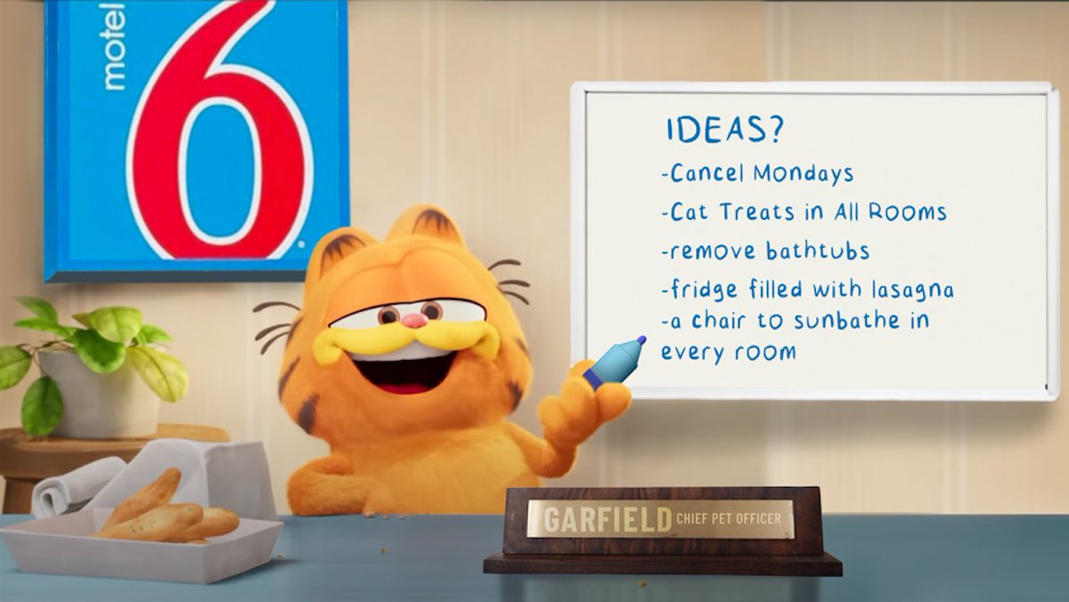 Motel 6 names Garfield its ‘chief pet officer’ & opens pet-friendly Garfield-themed suites dlvr.it/T63VJS #Marketing #Advertising