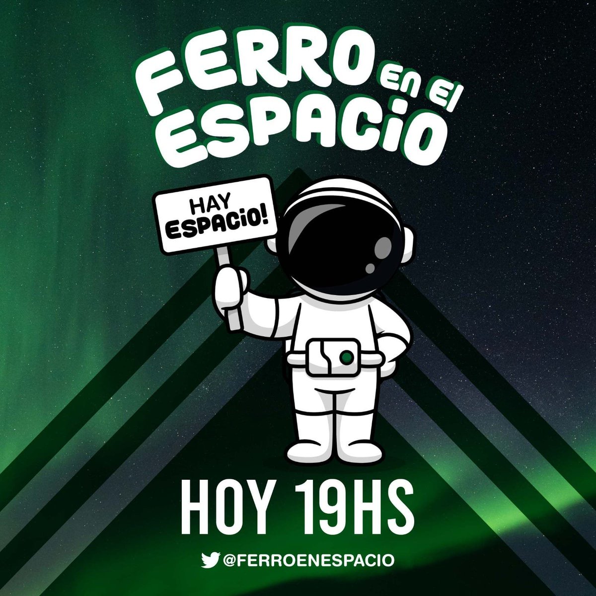 Ferro En El Espacio 🚀💚 tweet media