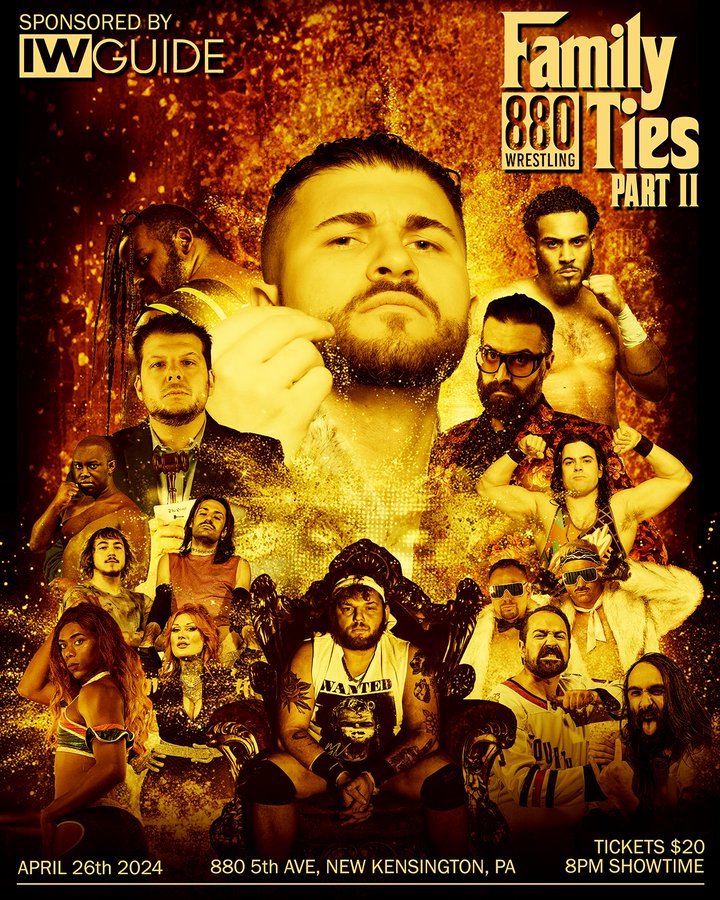 Tonight is 880 wrestling Family Ties Part 2!

Tupac family will be there and you should too!

@T2TPittsburgh 

#880Wrestling