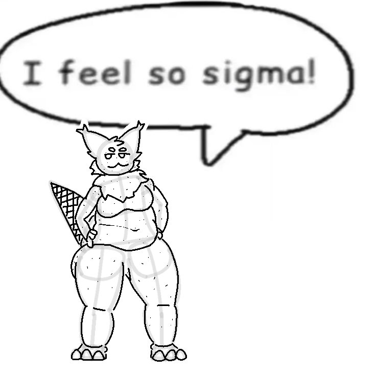 alt_smg's tweet image. Shitpost spinkle doodle before I get back into art (I've never drawn fat b4 but I tried ok 😭😭) #kaijuparadise #kaijuparadiseart #sprinklekit #mommy #mommy #mommy