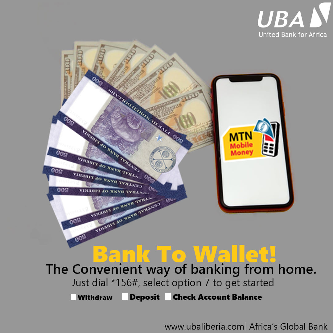 Seamlessly transfer funds between your bank account and mobile money wallet Enjoy convenient transactions anytime, anywhere!
#UBALiberia
#AfricasGlobalBank