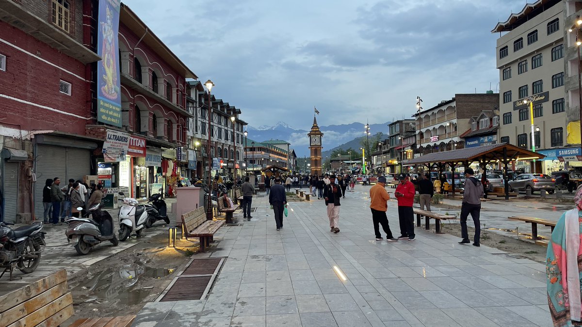 Transformed Lal Chowk, Srinagar