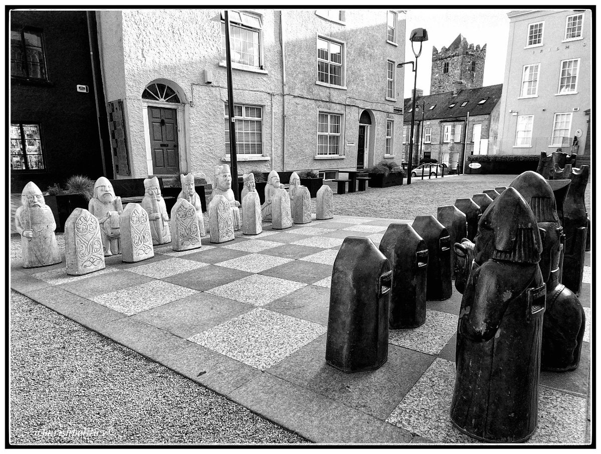 Your move! Status quo #Gallery365in2024Dailyprompt #Waterford #Ireland #blackandwhitephotography #streetphotography