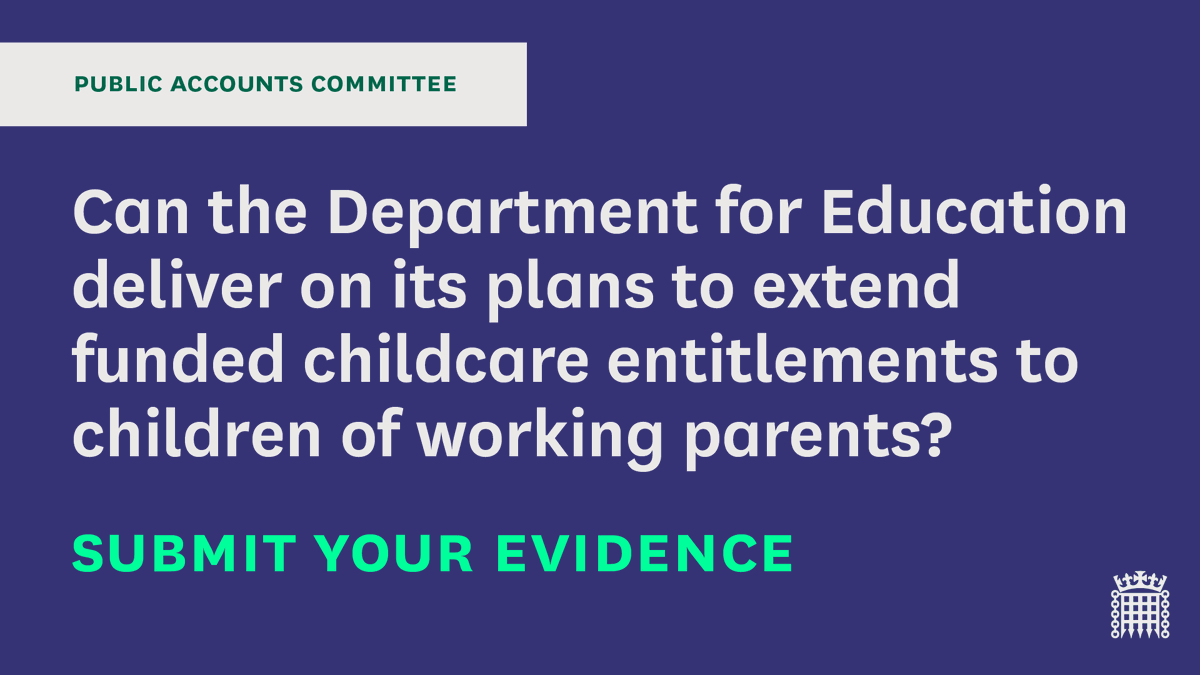🚨 The deadline to submit evidence is approaching ✍️ We are looking to hear on subjects including: - Challenges to delivery - Impacts on attainment - Financial sustainability of the sector Submit your evidence before Monday 29 April 👉 committees.parliament.uk/call-for-evide…