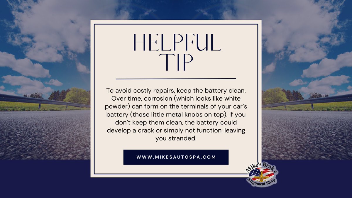 We hope this tip helps you keep your vehicle’s battery healthy for a long time. If you need to check the health of your car or need a maintenance service, please stop by today.

📞 (817) 834-2725
🖥️ mikesautospa.com

#cartips #batteryrepair #batteryreplacement