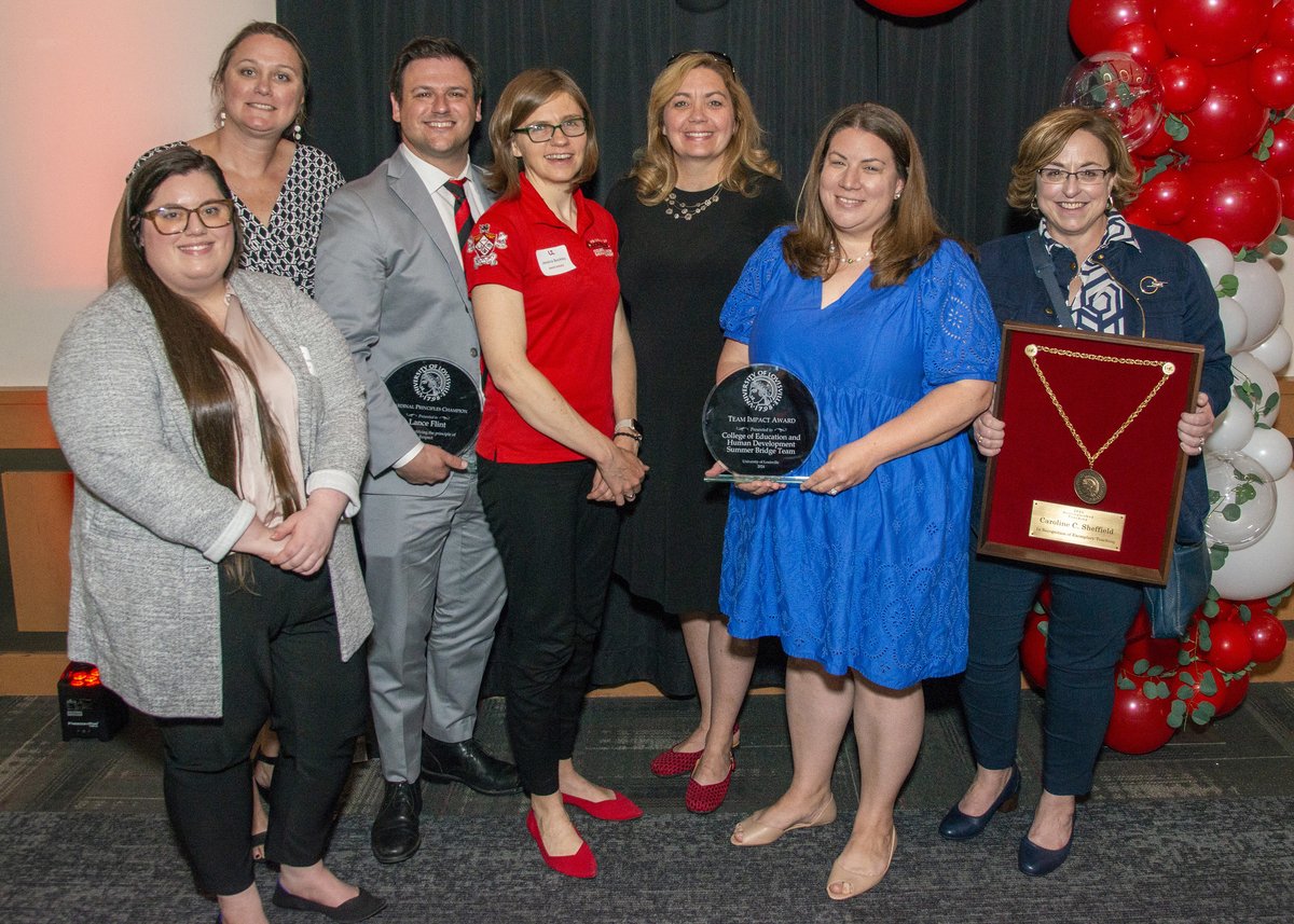 The UofL Employee Success Center conferred the 2024 Presidential Excellence Awards during the awards reception on April 18. The College of Education & Human Development is proud to recognize several individuals from our college. Read more on UofL News: bit.ly/44cPzir