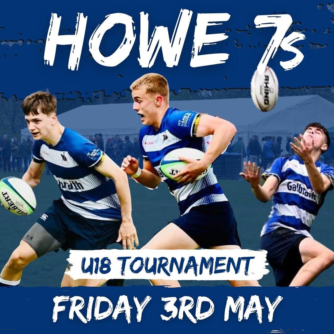 One week until we kick - off our sevens weekend. Also on the Friday evening we have our 50th anniversary dinner in celebration of winning our sevens tournament.