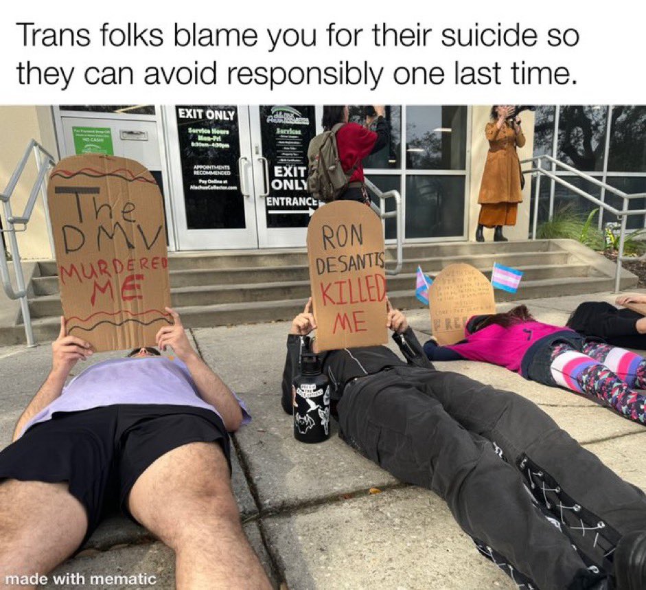 @libsoftiktok @MiddleWatertown Trans violence is violence!