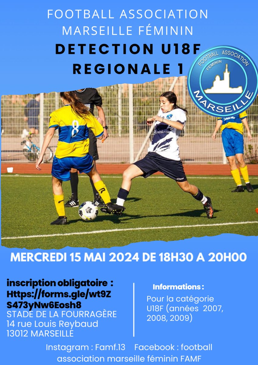 Détection U18F Régionale 1