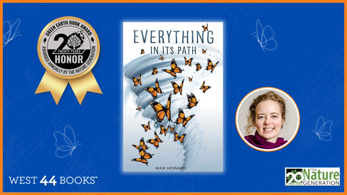 📣 🤩 EVERYTHING IN ITS PATH has been recognized as a @thenaturegeneration 2024 Green Book Award Honoree! Congratulations to West 44 author Max Howard! Max Howard is also the author of Fifteen and Change, The Water Year, and Surviving American History. Max's writing has