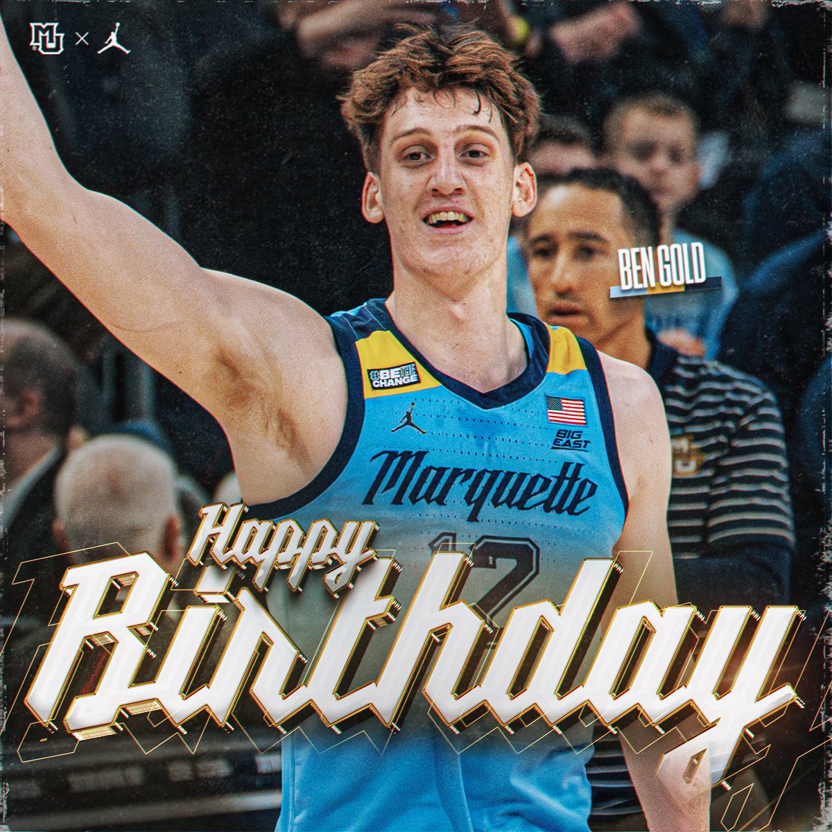 Happy birthday to our guy Benny G! We hope it’s a great one! #MUBB | #WeAreMarquette