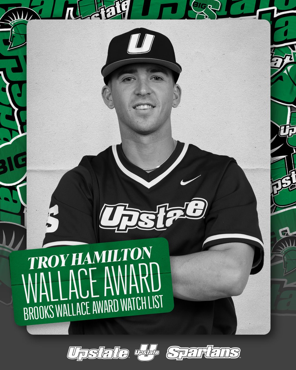 For the second straight season, Troy Hamilton finds himself on the @BWAward Watch List, giving the Spartans a representative for the fourth consecutive season. He leads all Big South shortstops with 13 home runs this season. 🔗 | brnw.ch/21wJdxR #SpartanArmy ⚔️