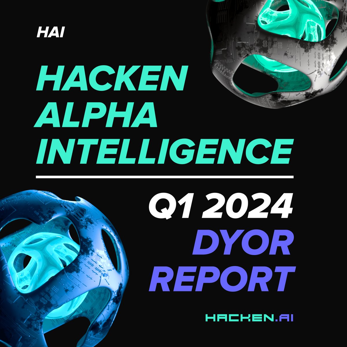 Welcome to a New Era of #DYOR! 🔥 Proud to unveil the first Q1 DYOR Report by Hacken Alpha Intelligence! This edition provides a comprehensive analysis of 16 projects in the blockchain & crypto sectors A must-read for any crypto enthusiast or investor 👉 hackenio.cc/dyor-report-q1…