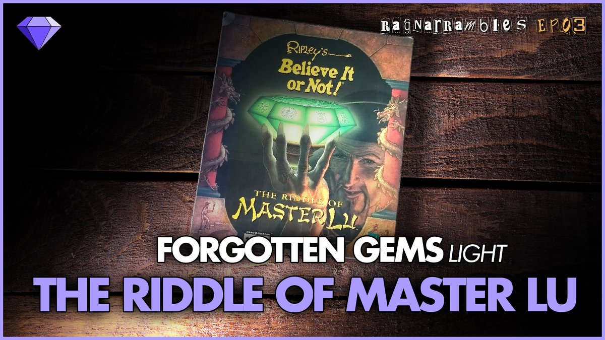 I polled my Patrons on this month's backer-only video and they voted for a Forgotten Gems (Light) review on the 90s point and click adventure 'The Riddle of Master Lu'. So I just uploaded that, this was a ton of fun. A 20-minute review produced in one day! patreon.com/posts/forgotte…