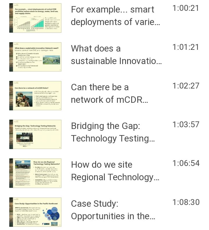 The recording is available for the 'Yale Center for Natural Carbon Capture (YCNCC), 2024 Spring Symposium on Marine Carbon Dioxide Removal (#mCDR) Symposium Day 1'.

Listen to it here:
yale.hosted.panopto.com/Panopto/Pages/…

The topics covered are: