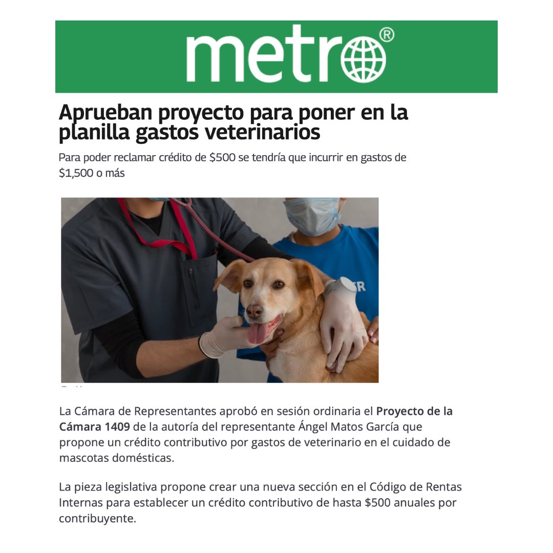 ¿Debería el estado otorgar créditos por gastos de cuidado de mascotas, aun cuando tener una es una elección personal? El costo de la Ley H.R.1409 será de $1.4-$1.6 millones, que provendrá de los impuestos de los contribuyentes. Asegúrate de preguntarte ¿quién llevará la carga?