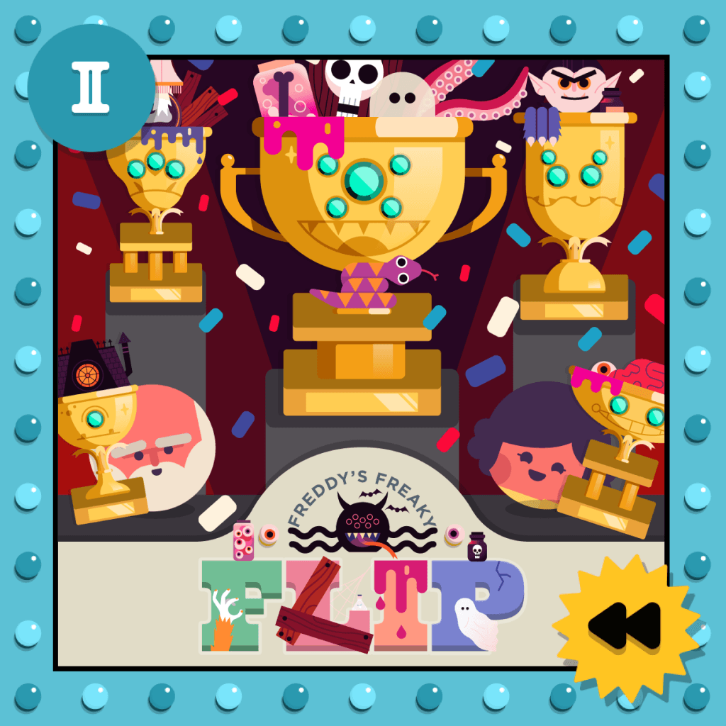 Cf5BxB4as2DB0ag's tweet photo. ٩(ᵒ̴̶̷͈᷄ᗨᵒ̴̶̷͈᷅๑)وヒューヒュー!!
Ghost Dots, Pods, and Zappers, oh my! We survived Freddy's Freaky Flip! #twodotsflip https://t.co/HIxzIxkKtE #twodots https://t.co/BEzkabNeUT