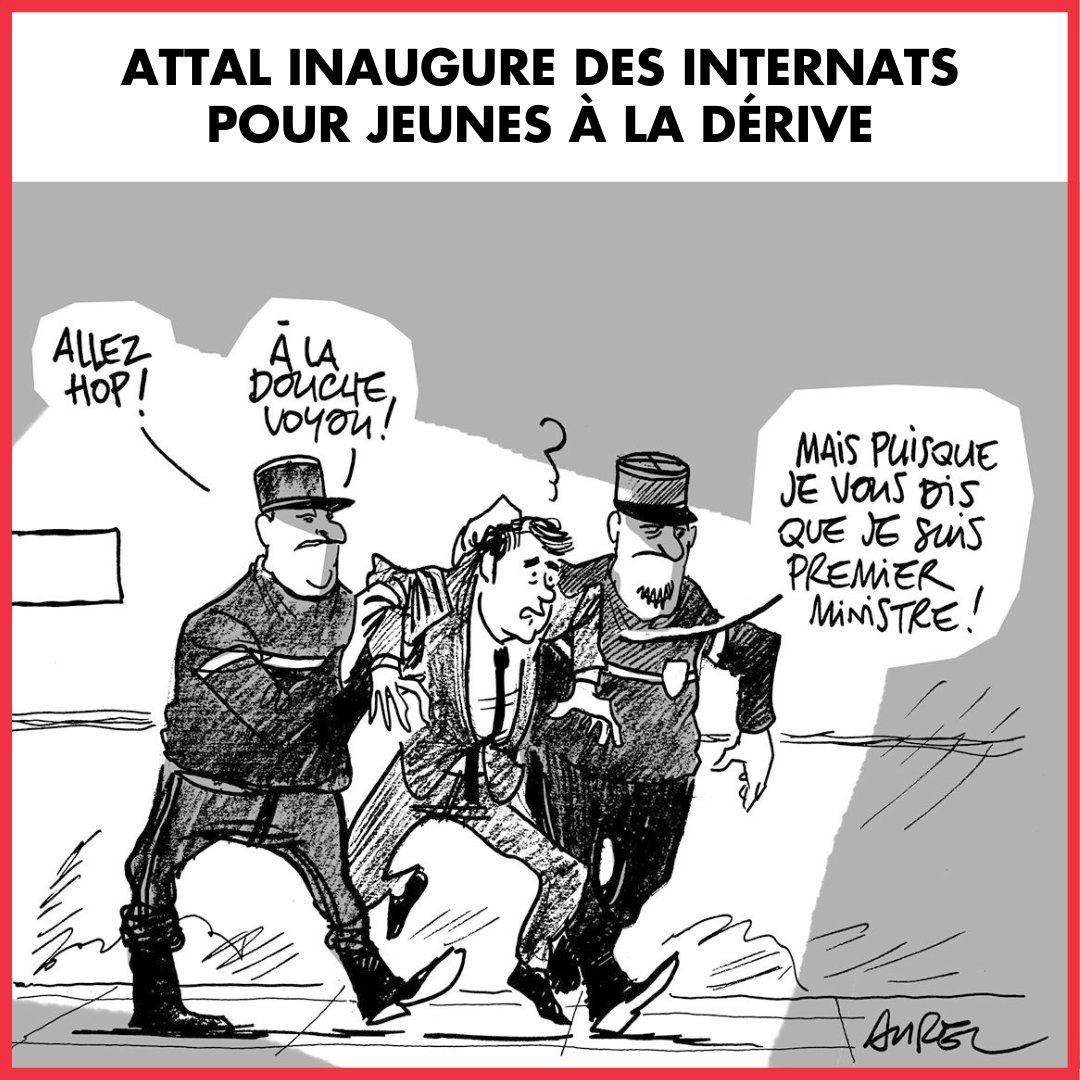 ✏️ L'actu vue par Aurel (@coolstand) #Attal