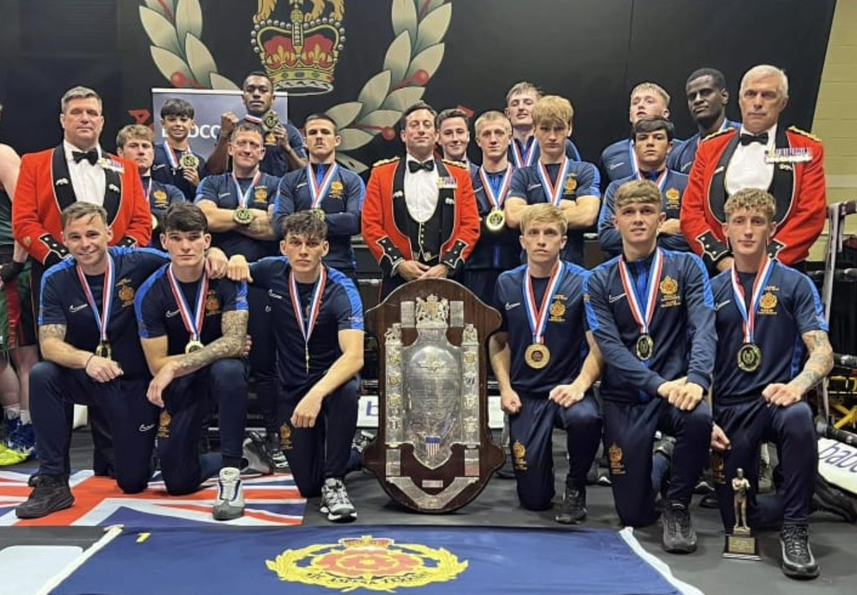 Lt Col RJP Carman (@co1lancs) on Twitter photo What a night!
1LANCS are the Army Major Unit Boxing Champions. Soldiering remains the priority, but a healthy Battalion always invests in team sports.....and wins!
Huge congratulations to the Boxers!
Nec Aspera Terrent!
#LionsOfEngland <a href="/LANCS_REGT/">Duke of Lancaster's</a> #ArmyBoxing #BritishArmy What a night!
1LANCS are the Army Major Unit Boxing Champions. Soldiering remains the priority, but a healthy Battalion always invests in team sports.....and wins!
Huge congratulations to the Boxers!
Nec Aspera Terrent!
#LionsOfEngland <a href="/LANCS_REGT/">Duke of Lancaster's</a> #ArmyBoxing #BritishArmy