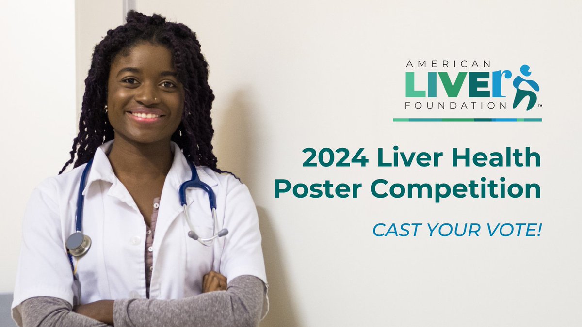 Don’t forget to vote for your favorite 2024 Liver Health Poster Competition submission. Each donation of $25.00 is worth one vote for the poster of your choice. liver.news/PC-Vote