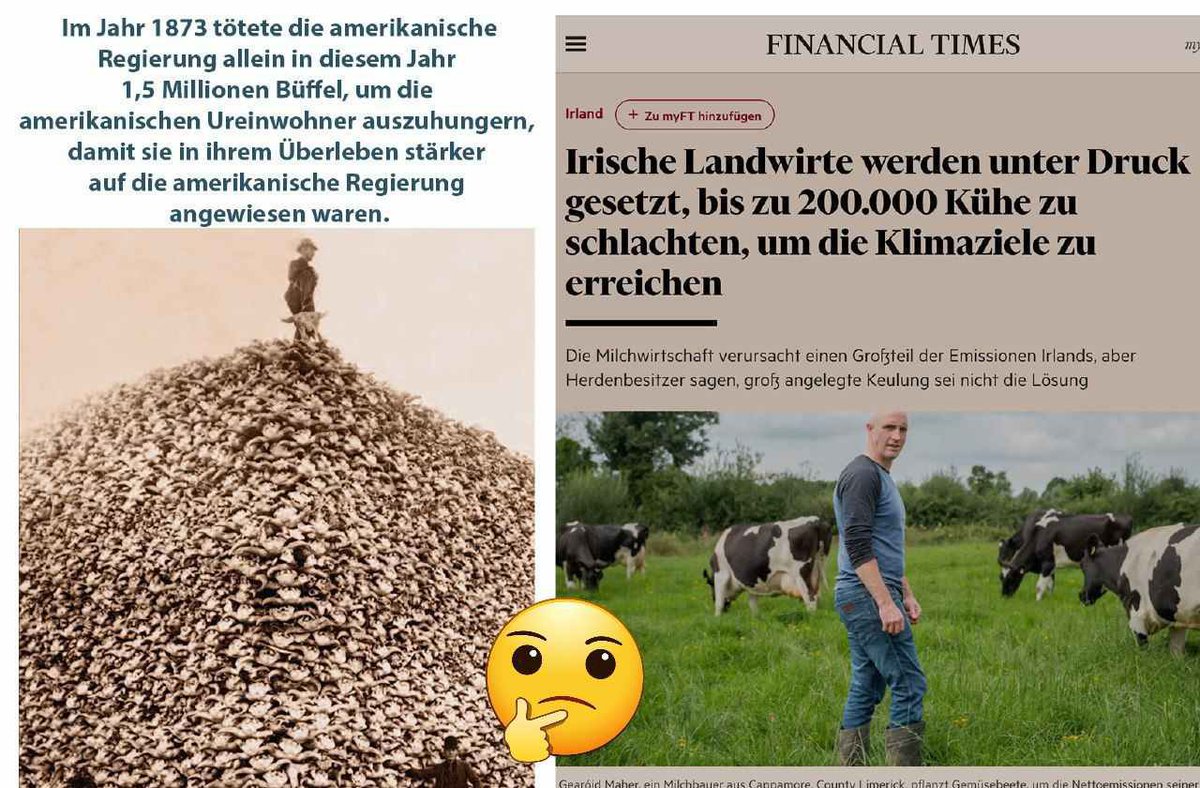 @kripp_m Wieviel Methan wohl die Milliarden von vernichteten Wildtieren in allen Erdteilen (Büffel, Bisons, Elefanten, Giraffen, uvm.) NICHT mehr produzieren, was das wenige der Tierhaltung bei weitem nicht erreicht?