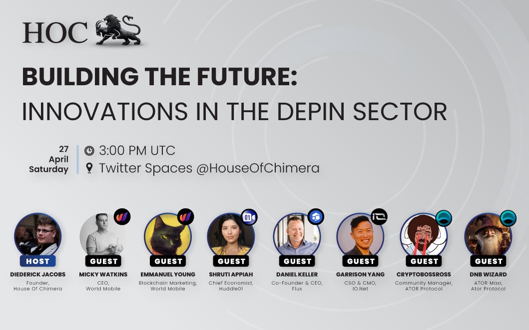 Be part of our Roundtable about the fast-growing DePIN industry 🔹Experts from various projects and institutions are joining the conversation to shed light on one of the fastest-growing Web3 industries! 🔸Set your reminders: x.com/i/spaces/1kvJp… 📆27/04/2024 3:00 PM UTC📆