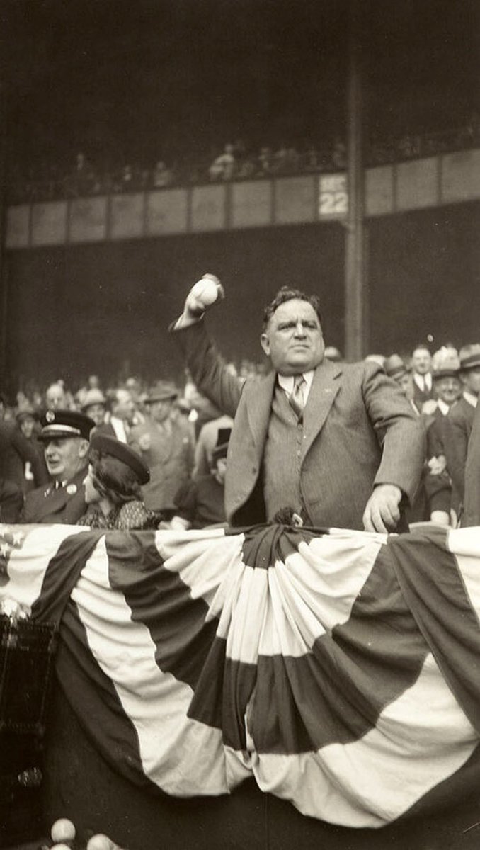 Mayor LaGuardia throws out the first ball Game 1 of “Subway” WS, Yankees & Giants, `37 Gemma LaGuardia, the Mayor`s sister was born in New York & was a prisoner of the nazis in the Ravensbrück concentration camp. Her husband & son-in-law perished. Account published as 'My Story'…