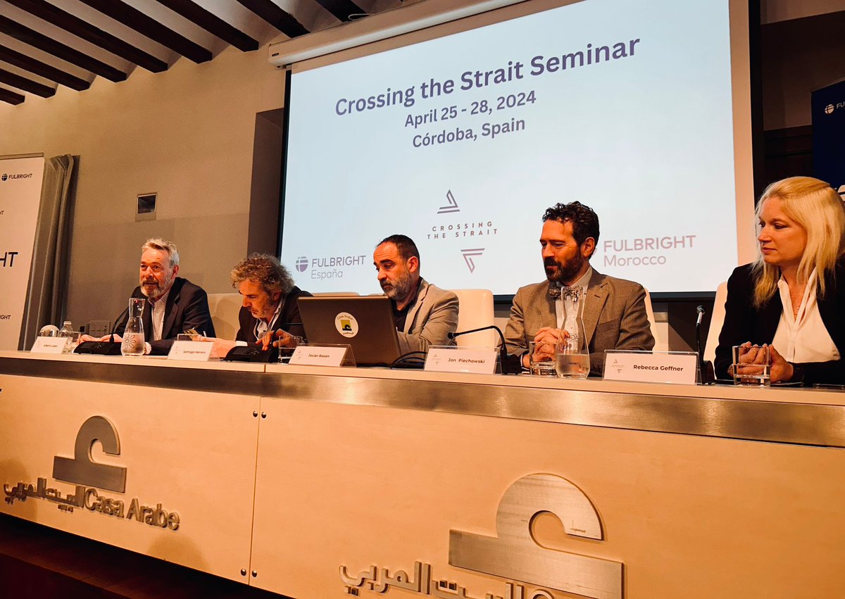 FulbrightSpain's tweet photo. #crossingthestrait has begun. The seminar gather U.S. #Fulbright Scholars and Researches in Spain and Morocco to delve into the multifaceted dimensions of the Spanish-Moroccan relationships.
@USembassyMadrid
@AECID_es
@Casaarabe https://t.co/xl4xS1F0wT