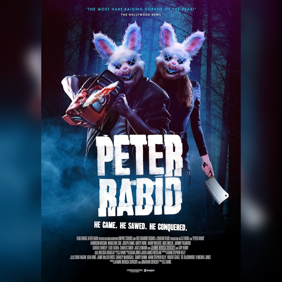 Happy Birthday @sothcott I can’t wait for everyone to see our film #PeterRabid & I look forward to whatever @ShogunFilms projects are in the future. I hope you & @JeanineNerissaS are having a lovely day 🥳🥳🥳