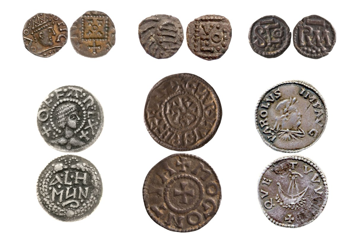 AntiquityJ's tweet image. Medieval western European silver coins for #CoinWeek
Some of the silver used to make the coins was mined in the Byzantine Empire, suggesting it was made from melted-down Byzantine artefacts. Perhaps rulers needed an influx of cash!

🆓 buff.ly/3PEgqOf

📷 @FitzMuseum_UK