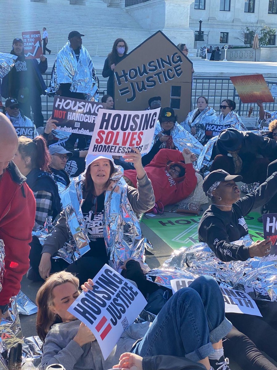 Earlier this week I stood with @homeless_law in front of #SCOTUS in the fight for safe housing. SCOTUS should affirm the dignity and protection of the homeless so that every human being is treated with inherent worth and dignity, including and especially the poor.
