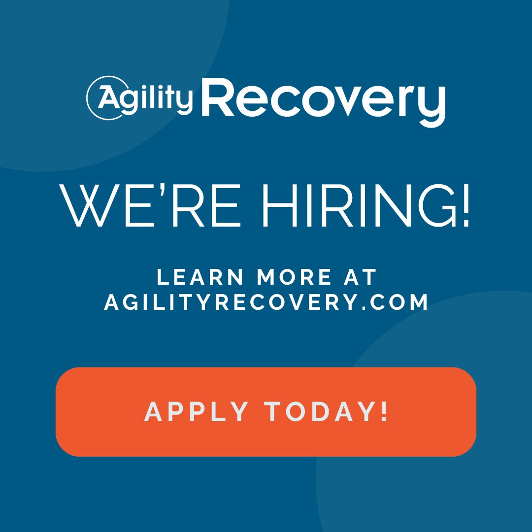 We’re #hiring! Join us to make a difference and help organizations stay afloat during any interruption. info.agilityrecovery.com/careers-li 💼 Enterprise #SDR 💼 Operations manager 💼 #Marketing automation specialist 💼 #SMB account executive 💼 Technical specialist #sales #operations