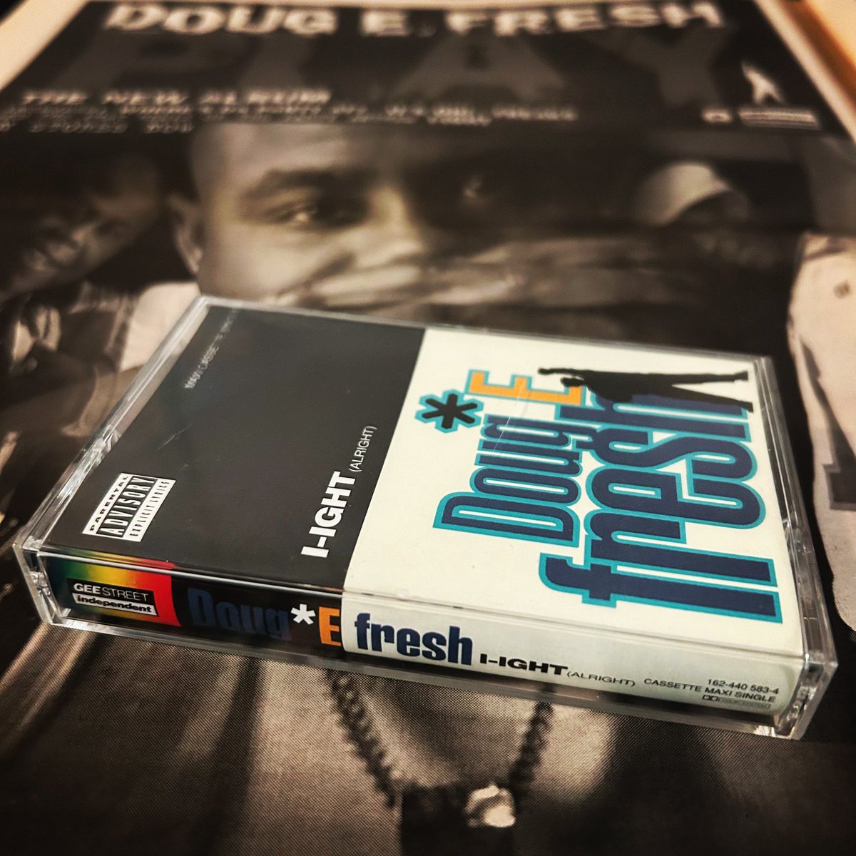 @RealDougEFresh I-Ight (Alright) #iight #alright #bounce #ksuperior #freaks #vicious #nonexplicit #explicit #remix #funkmasterflex #barryb #salaamremi #play #hiphop #classic #cassette #single #geestreet #records #dougefresh #hiphopgods