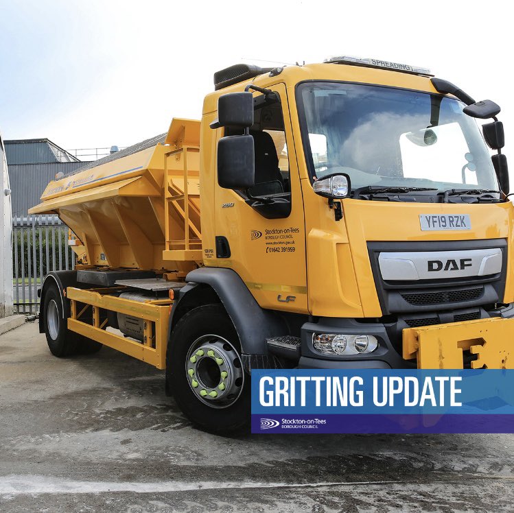 ❄️ Road surface temperatures are forecast to drop below zero later tonight. As a precaution, our gritting crews will be carrying out preventative treatment across all primary routes throughout the Borough later on this evening. ❄️ Please drive carefully.