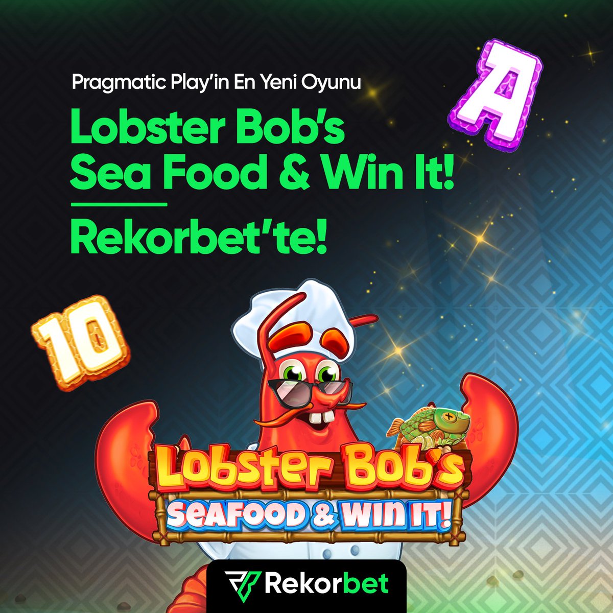 🔥 Pragmatic Play'in yeni oyunu Lobster Bob's Seafood & Win It en kazançlı hali ile Rekorbet'te! 🆕 3000X'e kadar kazanma şansı ile eğlenirken kazanmanın keyfinin doyasıya yaşa! 🃏 Hemen oyna ve çılgın çarpanlarla kazanmanın heyecanını yaşa! 📲 t2m.io/rekorbet