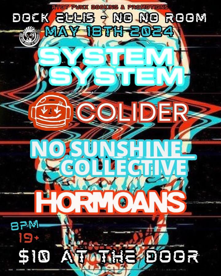 📣  JUST ANNOUNCED 📣  
OUR RECORD RELEASE SHOW IS MAY 18 AT DOCK ELLIS / NO NO ROOM
$10 at door
19+  
#Toronto #punk