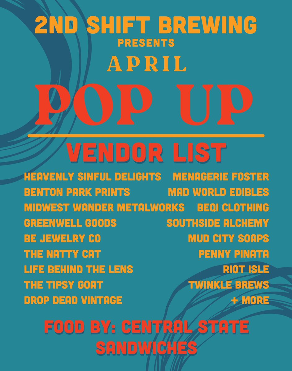 We have the perfect spot for you to grab that Teacher Appreciation gift and Mother’s Day gift in one trip! Head to the Pop Up Market THIS Saturday (12-5)for a day filled with unique finds, good vibes and great beer! 💃🛒 🍺 #2ndshiftbrewing #saturdaymarket