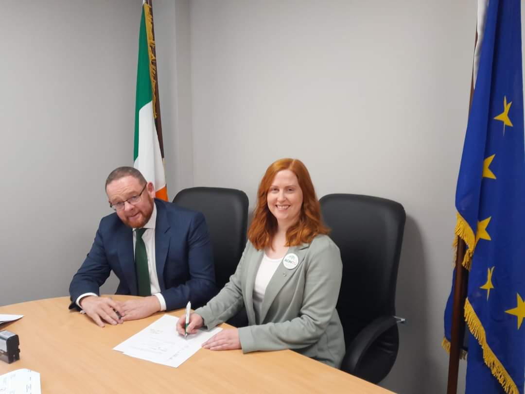 It's official, having submitted my nomination papers to the County Sheriff this afternoon, I am officially on the ballot for the European Elections in Dublin. 🗳️ I am very proud to have the opportunity to stand for Aontú in this election! Vótáil #1 Aisling Considine for Dublin!