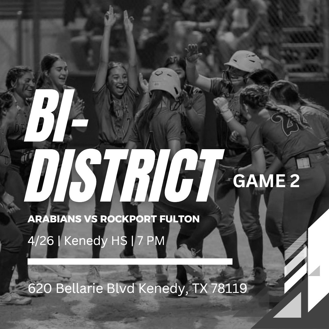 Arabians secured the W last night against Rockport Fulton in Game 1. Back at it again tonight for Game 2, come out and support!! 

#ALLIN