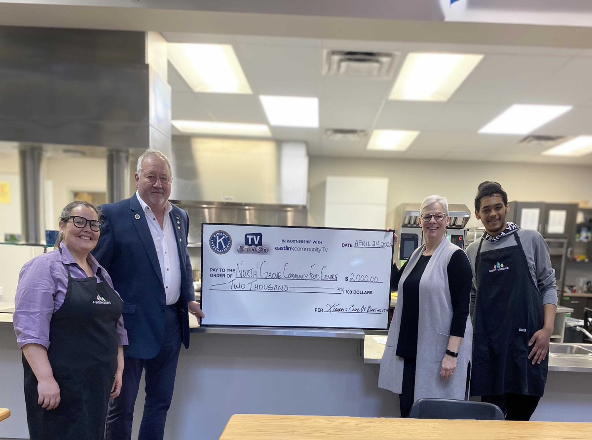 Big thanks to our friends at Kiwanis for their ongoing support and their recent contribution from Kiwanis TV Bingo. We appreciate your partnership so much!