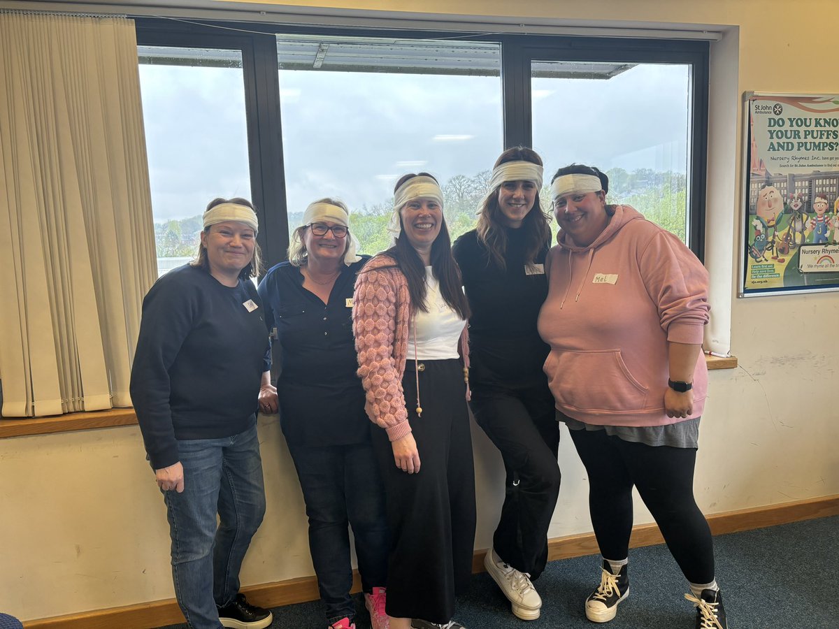 A great day on Monday refreshing our first aid knowledge with @stjohnambulance ⛑️ #teaminkersall @ipa_spencer @satrust_ @HeadatInkersall @Lucybee198 @kilroymel1 @AmandaNicholl20