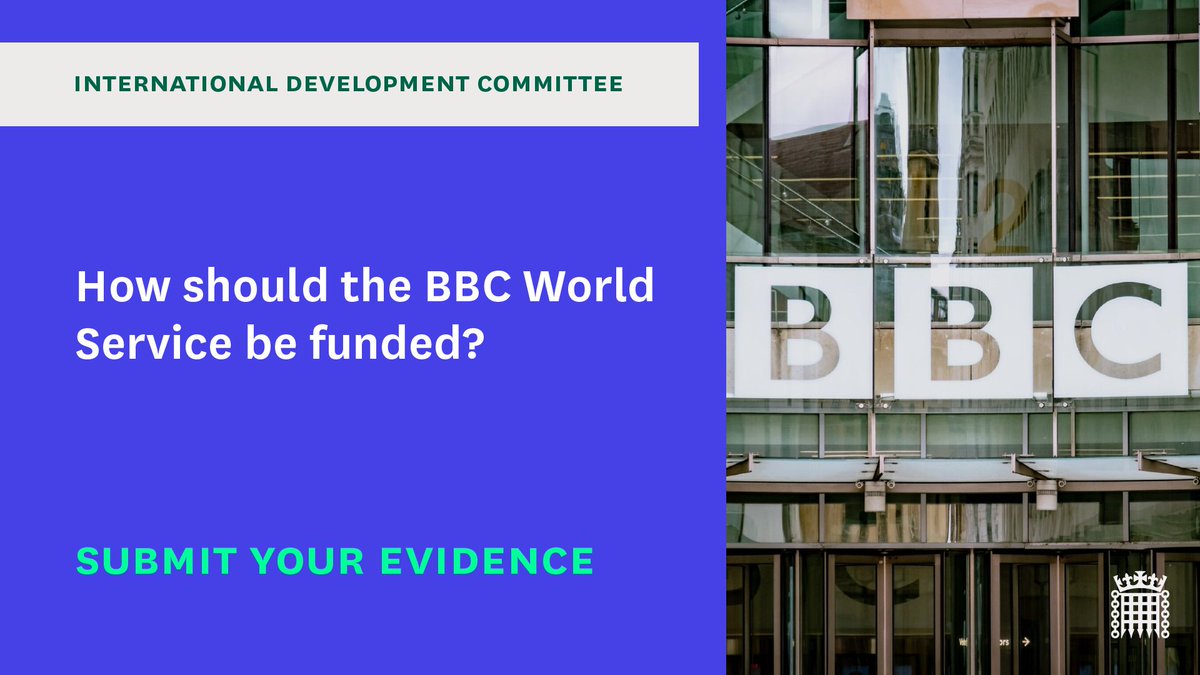 We are launching an inquiry into the Government’s support of the BBC World Service and its impact around the world. Find out more here: committees.parliament.uk/committee/98/i…