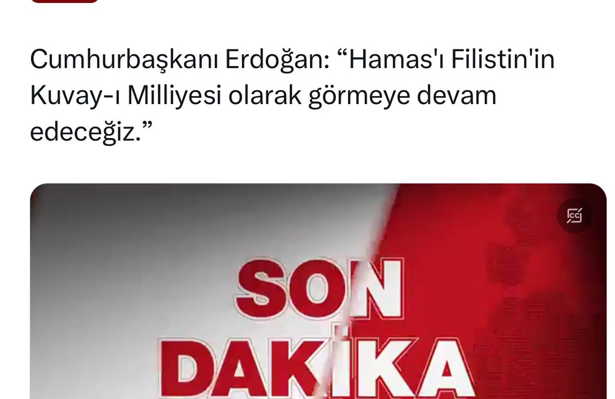 Kendi halkını katlettiren hamas terör örgütü benzese benzese pkkya benzer..!! Bu açıklama Türk milletine hakarettir..